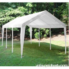 King Canopy Titan 10 x 20 ft. Canopy Replacement Cover - White